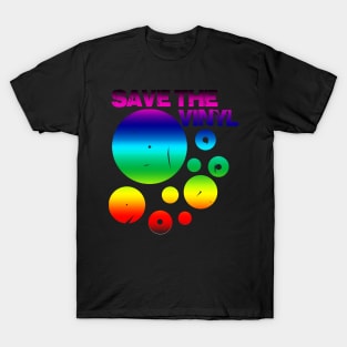 Save The Vinyl, colored T-Shirt